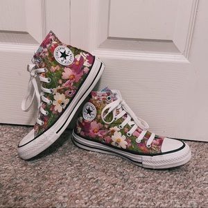 Floral Hightop Converse